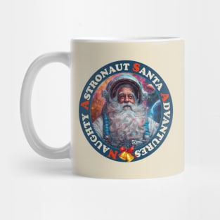 Astronaut Santa Funny Christmas Mug